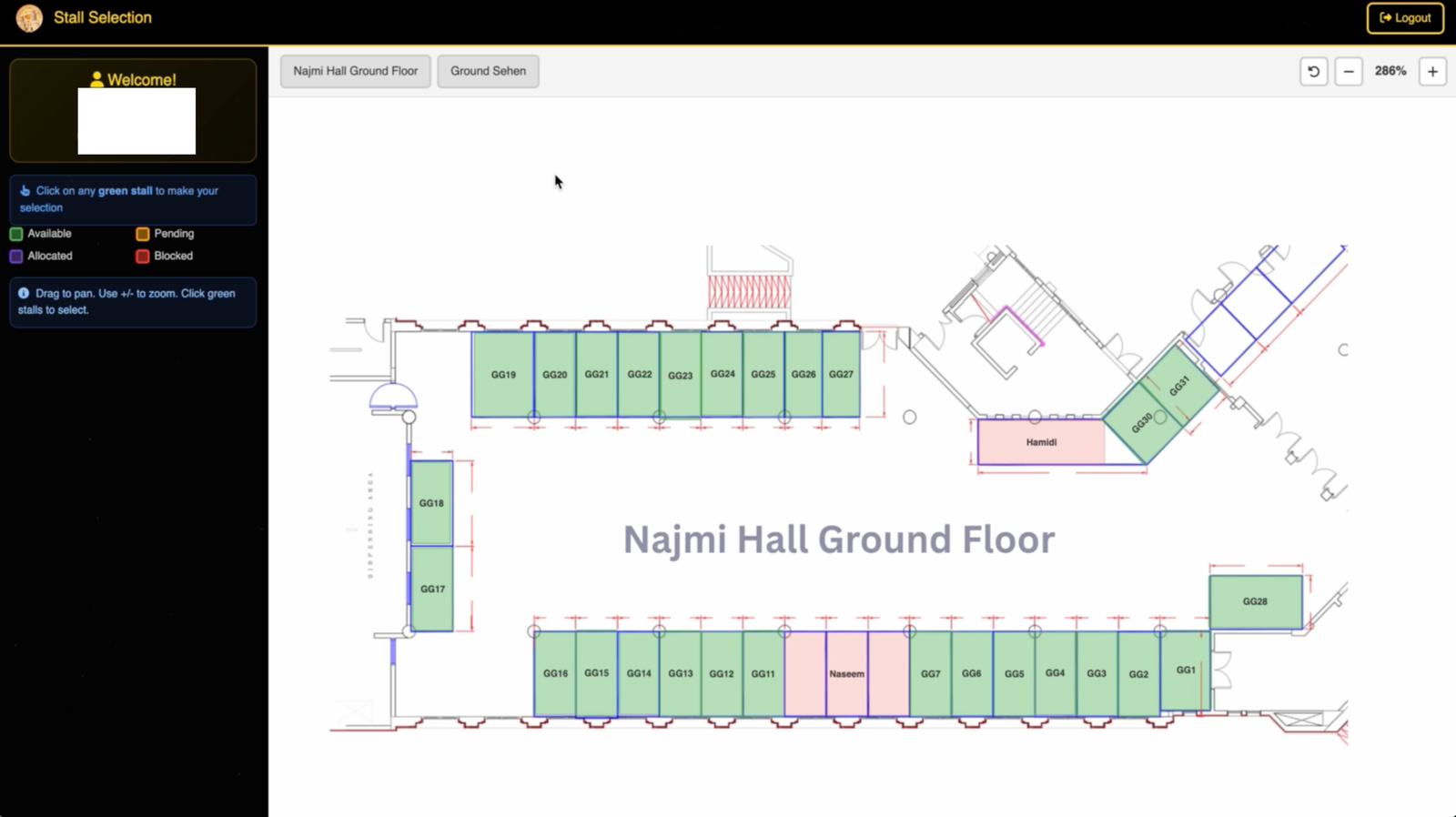 BKZS Stall Booking Portal